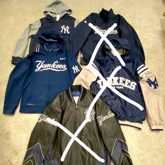 NEW YORK YANKEES JACKET LOT 2pcs - Picture 1 of 3
